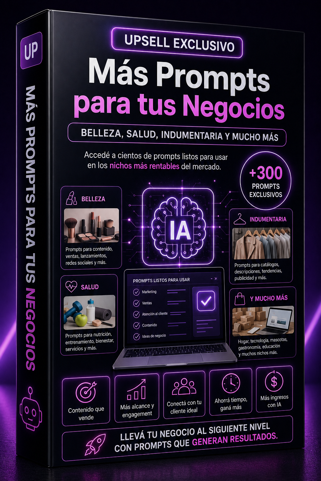 Más Prompts para tus Negocios(BELLEZA, SALUD, INDUMENTARIA Y MUCHO MAS)